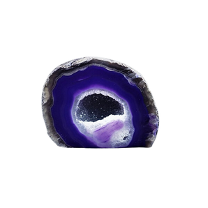 Purple Agate Cave (362g) – Calming, Protective & Soft Ambient Energy - Heavenly Crystals Online