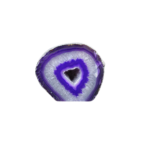 Purple Agate Cave (376g) – Calming, Protective & Soft Ambient Energy - Heavenly Crystals Online