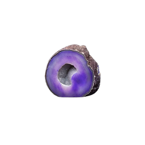 Purple Agate Cave (478g) – Calm, Protection & Home Harmony - Heavenly Crystals Online