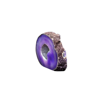 Purple Agate Cave (478g) – Calm, Protection & Home Harmony - Heavenly Crystals Online