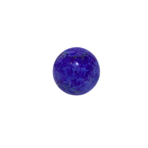 Purple Dyed Howlite Sphere with Wooden Stand (95g) – Calm, Intuition & Emotional Balance - Heavenly Crystals Online