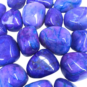 Purple Howlite Tumbled Stone