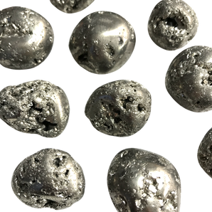 Pyrite Tumbled Stones - XL