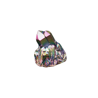 Rainbow Aura Quartz Cluster (140g) – Iridescent High‑Vibration Crystal for Light & Energy Flow - Heavenly Crystals Online