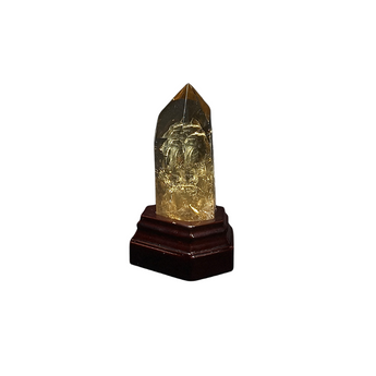 Rainbow Citrine Point (403g) – Natural Crystal for Manifestation, Abundance & Solar Energy - Heavenly Crystals Online