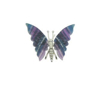 Rainbow Fluorite Butterfly – 110g Crystal for Clarity & Transformation - Heavenly Crystals Online