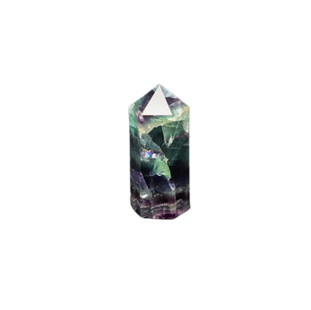 Rainbow Fluorite Generator Point (143g) – Clarity, Calm, Focus & Intuitive Alignment - Heavenly Crystals Online