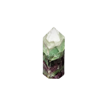 Rainbow Fluorite Generator Point (199g) – Clarity, Calm, Focus & Intuitive Alignment - Heavenly Crystals Online