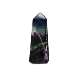 Rainbow Fluorite Generator Point (269g) – Clarity, Calm, Focus & Intuitive Alignment - Heavenly Crystals Online 