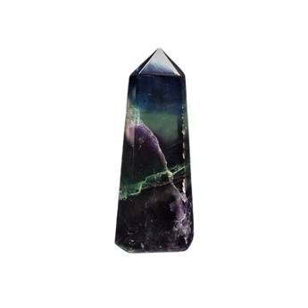Rainbow Fluorite Generator Point (269g) – Clarity, Calm, Focus & Intuitive Alignment - Heavenly Crystals Online 