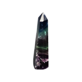 Rainbow Fluorite Generator Point (269g) – Clarity, Calm, Focus & Intuitive Alignment - Heavenly Crystals Online 