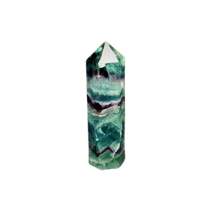 Rainbow Fluorite Generator Point (284g) – Clarity, Calm, Focus & Intuitive Alignment - Heavenly Crystals Online