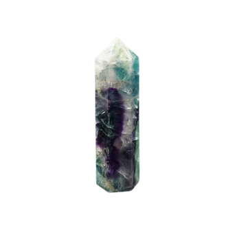 Rainbow Fluorite Generator Point (287g) – Clarity, Calm, Focus & Intuitive Alignment - Heavenly Crystals Online