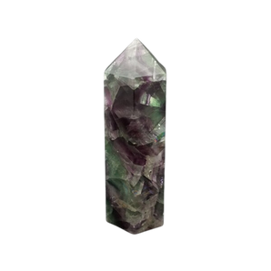 Rainbow Fluorite Generator Point (376g) – Clarity, Calm, Focus & Intuitive Alignment - Heavenly Crystals Online