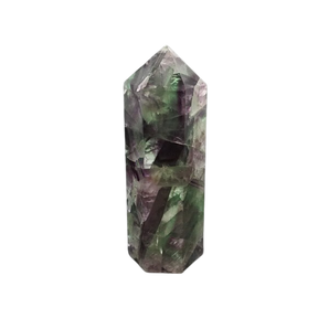 Rainbow Fluorite Generator Point (376g) – Clarity, Calm, Focus & Intuitive Alignment - Heavenly Crystals Online