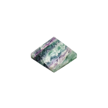 Rainbow Fluorite Pyramid (86g) – Clarity, Focus & Emotional Harmony Crystal - Heavenly Crystals Online