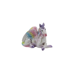 Rainbow Magical Unicorn Figurine Home Decor for Dreamers & Collectors - Heavenly Crystals Online
