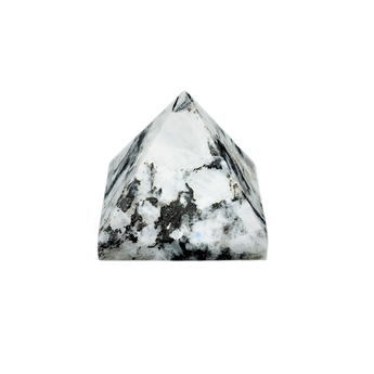 Rainbow Moonstone Pyramid (226g) – Intuition, Feminine Energy & Emotional Balance - Heavenly Crystals Online