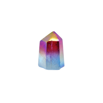 Red & Blue Aura Quartz Point (48g) – Vitality, Intuition & High‑Vibration Energy - Heavenly Crystals Online