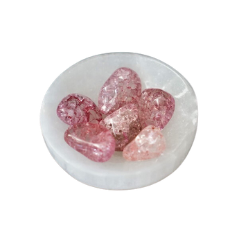 Red Crackle Quartz Tumble – Motivation, Strength & High‑Vibration Energy - Heavenly Crystals Online