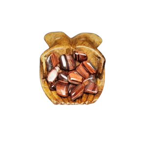 Red Tigers Eye Tumbled Stone - Motivation, Confidence & Grounded Energy - Heavenly Crystals Online