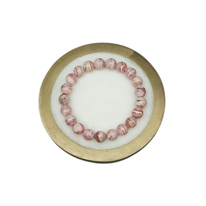 Rhodochrosite Bracelet (9mm) Emotional Healing, Self‑Love & Compassion - Heavenly Crystals Online
