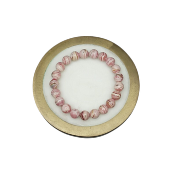 Rhodochrosite Bracelet (9mm) Emotional Healing, Self‑Love & Compassion - Heavenly Crystals Online