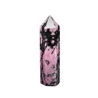 Rhodonite Generator Point (239g) - Love, Balance & Emotional Healing - Heavenly Crystals Online