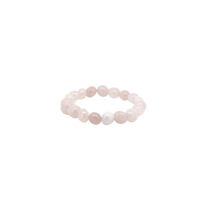 Rose Aura Quartz Tumbled Bracelet - 9mm to 10mm