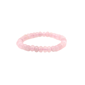 Rose Quartz Bracelet - Heart Chakra, Positivity & Emotional Healing - Heavenly Crystals Online