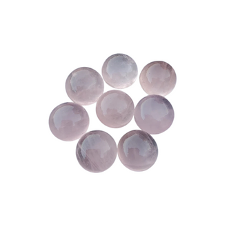 Rose Quartz Flat Round Palm Stone – Compassion, Nurturing & Heart Chakra Balance - Heavenly Crystals Online