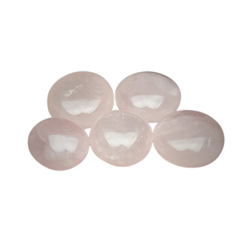 Rose Quartz Palm Stone – Love, Calm & Heart‑Healing Energy - Heavenly Crystals Online