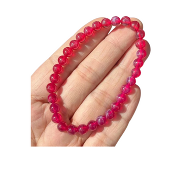 Ruby Red Star Bracelet (6mm) Crystal for Passion, Confidence & Vitality - Heavenly Crystals Online