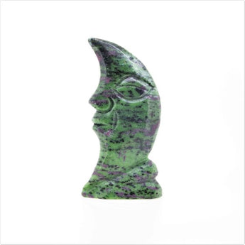 Ruby Zoisite Moon (210g) – Heart Healing, Passion & Transformational Energy - Heavenly Crystals Online