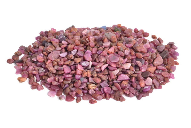 Ruby Chips - 100 grams in an organza pouch - Heavenly Crystals Online