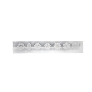 Selenite Chakra Charging Platform Laser Engraved - Heavenly Crystals Online