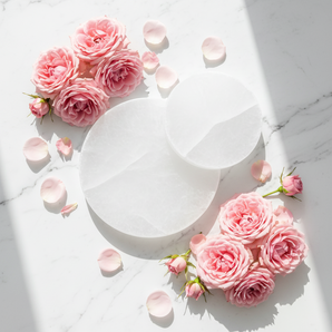 Selenite Charging Plate – Cleanse & Recharge - Heavenly Crystals Online