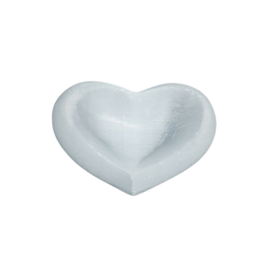 Selenite Heart Bowl (170g) – Cleansing, Purification & High‑Vibration Light Energy - Heavenly Crystals Online