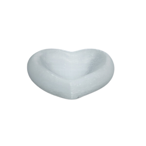 Selenite Heart Bowl (170g) – Cleansing, Purification & High‑Vibration Light Energy - Heavenly Crystals Online