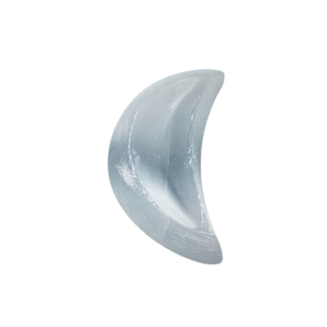 Selenite Moon Bowl (177g) – Cleansing, Charging & Lunar Energy - Heavenly Crystals Online