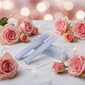 Selenite Rod – Genuine Crystal Wand for Cleansing, Energy Alignment & Meditation Rituals - Heavenly Crystals Online