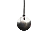 Shungite Genuine Round Pendant with black cord - Protection, Grounding & EMF Shielding - Heavenly Crystals Online