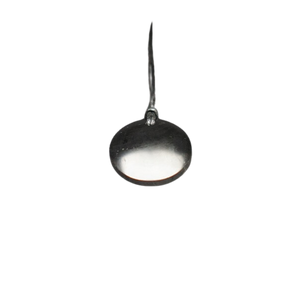 Shungite Genuine Round Pendant with black cord - Protection, Grounding & EMF Shielding - Heavenly Crystals Online