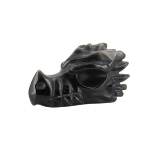 Silver Sheen Obsidian Dragon Head – Protection, Insight & Shadow Integration - Heavenly Crystals Online