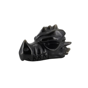 Silver Sheen Obsidian Dragon Head – Protection, Insight & Shadow Integration - Heavenly Crystals Online