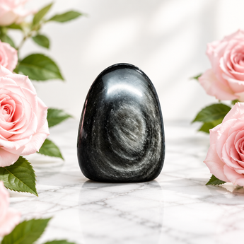 Silver Sheen Obsidian Free Form (153g) – Protection, Grounding & Inner Strength - Heavenly Crystals Online