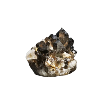 Smoky Quartz Cluster (387g) - Protection, Grounding & Aura Stabilisation - Heavenly Crystals Online