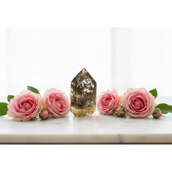 Smoky Quartz Generator Point (205g) - Grounding, Protection & Energy Stabilisation