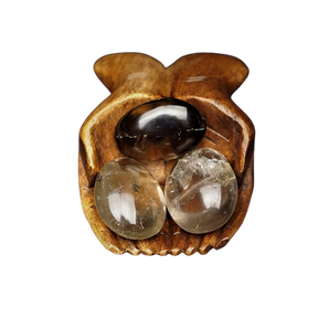 Smoky Quartz Palm Stone – Grounding, Protection & Emotional Stability - Heavenly Crystals Online