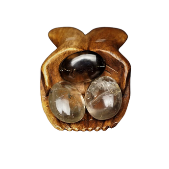 Smoky Quartz Palm Stone – Grounding, Protection & Emotional Stability - Heavenly Crystals Online